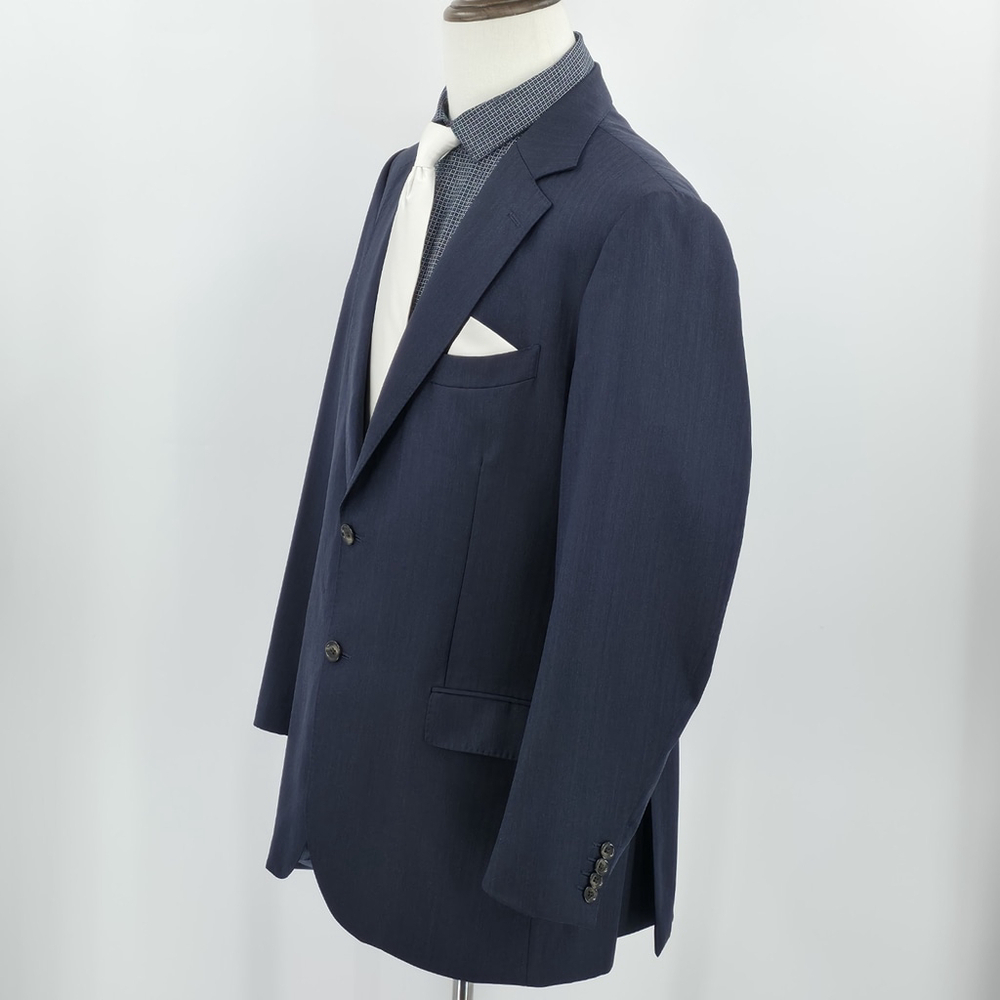 Suitsupply 112 AB10 Navy Wool Blazer 46R | Vitale Barberis Canonico Italy 110s - Picture 4 of 16